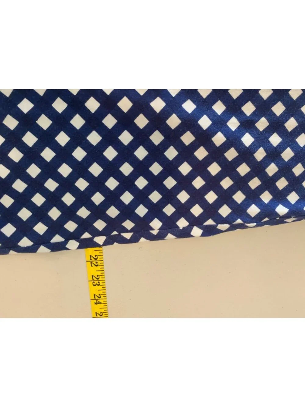 Kate Spade New York Blue & White Ruffle Neck Sleeveless Short Dress XL